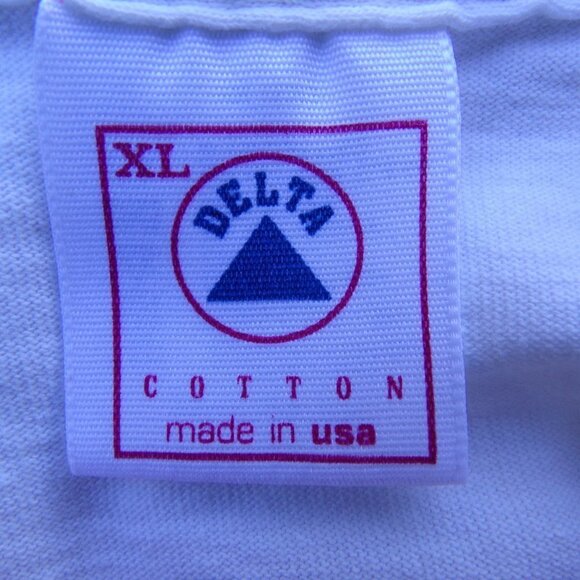 Vintage Men's XL Single Stitch Made in USA Flags Peace Graphic Cotton T Shirt. - Picture 7 of 11